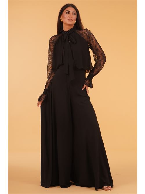 Camicoa con pizzo Love To Love by Gai Mattiolo | LT102NERO
